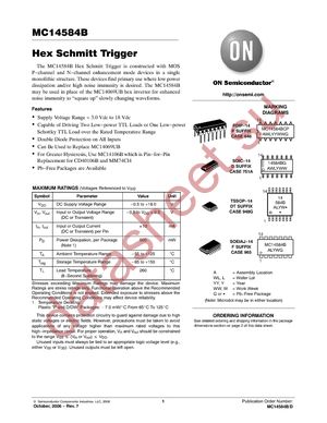 MC14584BFEL datasheet  